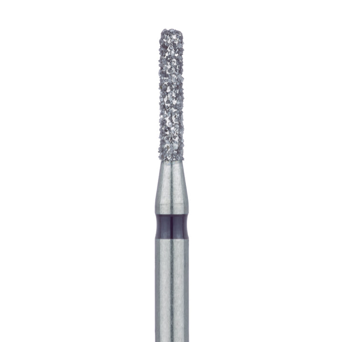 Round Edge Long Cylinder Diamond Bur, 1.2mm Ø, Super Coarse, FG - 841H-012-FG - Avtec Dental