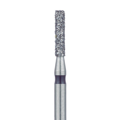 Round Edge Long Cylinder Diamond Bur, 1.4mm Ø, Super Coarse, FG - 841H-014-FG - Avtec Dental