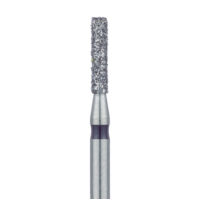 Round Edge Long Cylinder Diamond Bur, 1.4mm Ø, Super Coarse, FG - 841H-014-FG - Avtec Dental