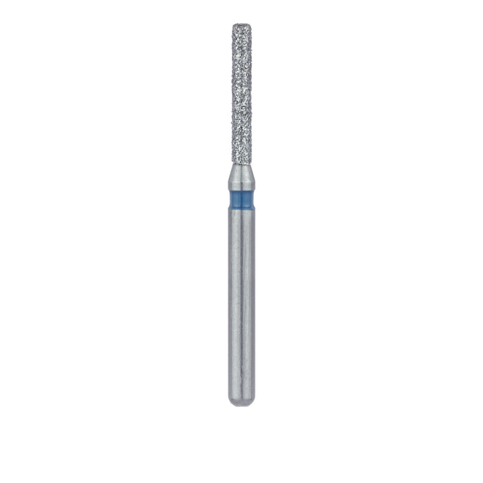 Round Edge Extra Long Cylinder Diamond Bur, 1.2mm Ø, Medium, FG  - 842-012-FG - Avtec Dental