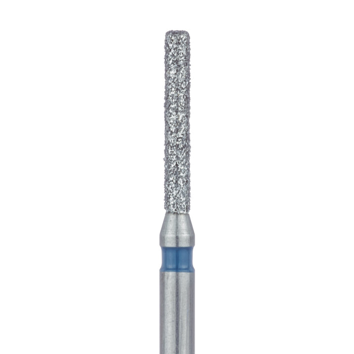 Round Edge Extra Long Cylinder Diamond Bur, 1.2mm Ø, Medium, FG  - 842-012-FG - Avtec Dental