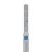 Round Edge Extra Long Cylinder Diamond Bur, 1.2mm Ø, Medium, FG  - 842-012-FG - Avtec Dental