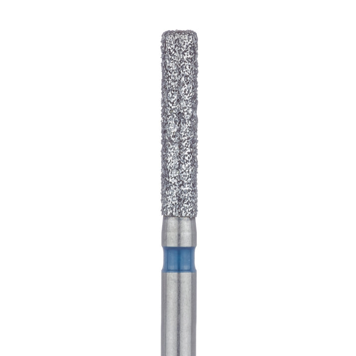 Round Edge Extra Long Cylinder Diamond Bur, 1.6mm Ø, Medium, FG - 842-016-FG - Avtec Dental