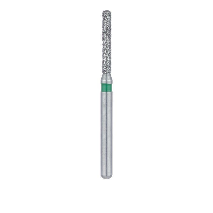 Round Edge Extra Long Cylinder Diamond Bur, 1.2mm Ø, Coarse, FG - 842G-012-FG - Avtec Dental