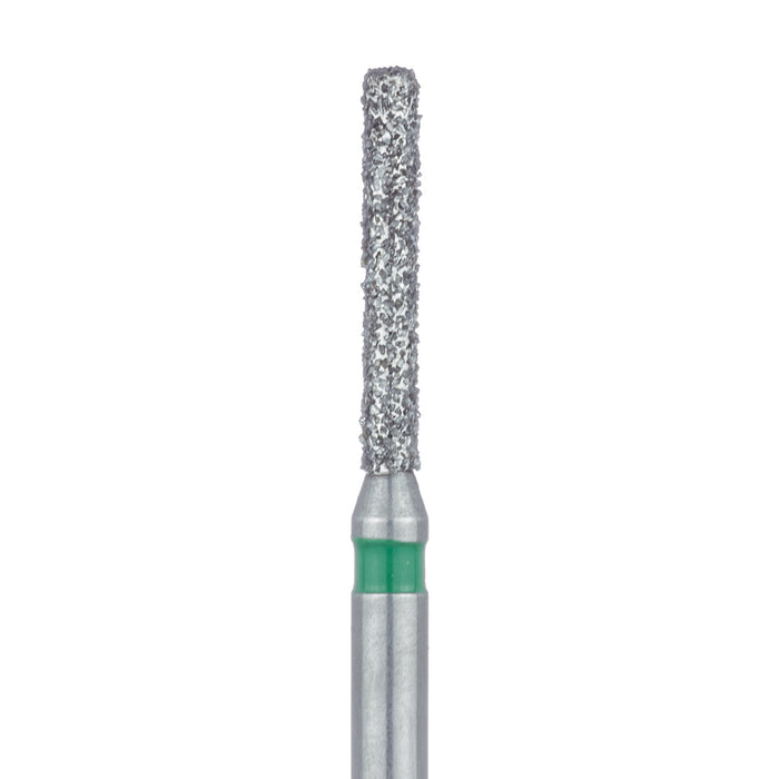 Round Edge Extra Long Cylinder Diamond Bur, 1.2mm Ø, Coarse, FG - 842G-012-FG - Avtec Dental