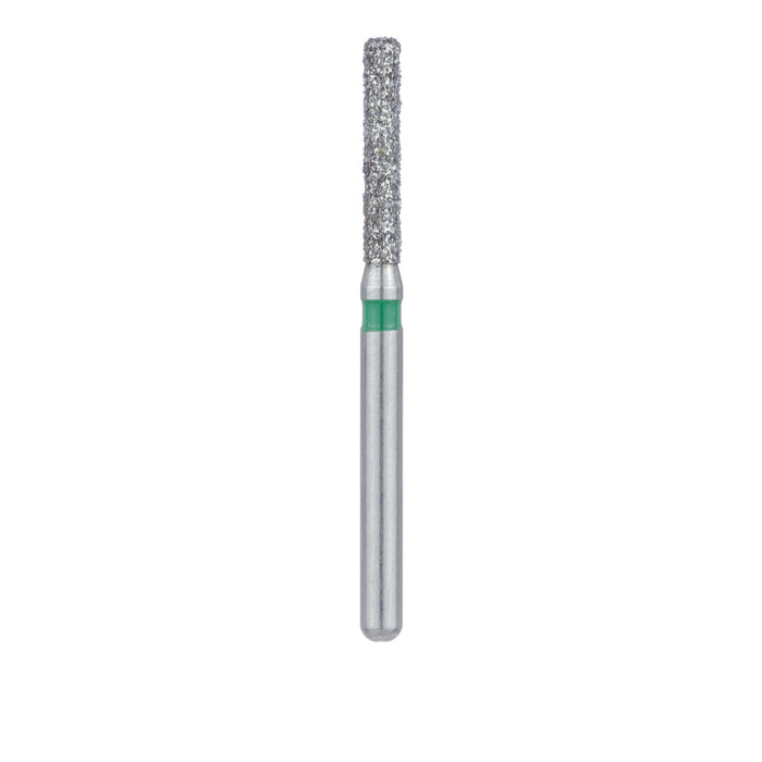 Round Edge Extra Long Cylinder Diamond Bur, 1.4mm Ø, Coarse, FG - 842G-014-FG - Avtec Dental