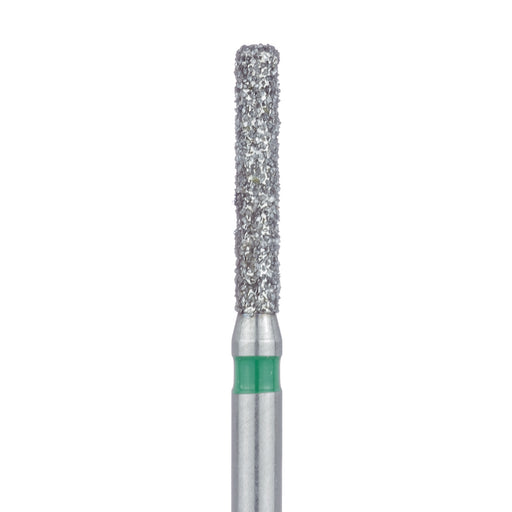 Round Edge Extra Long Cylinder Diamond Bur, 1.4mm Ø, Coarse, FG - 842G-014-FG - Avtec Dental