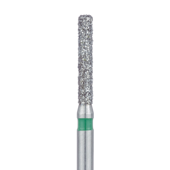 Round Edge Extra Long Cylinder Diamond Bur, 1.4mm Ø, Coarse, FG - 842G-014-FG - Avtec Dental