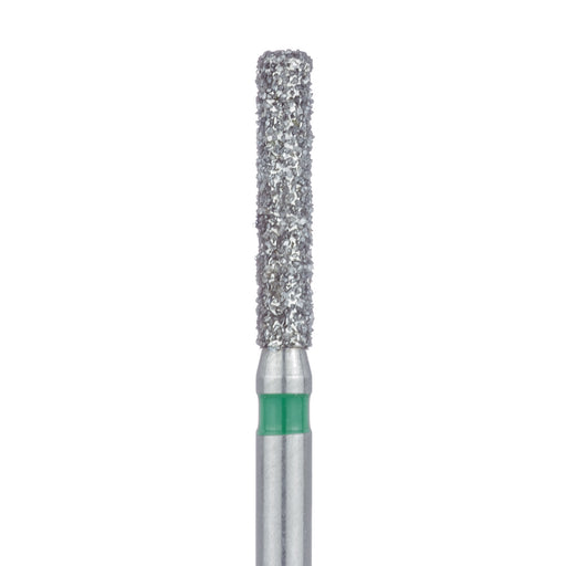 Round Edge Extra Long Cylinder Diamond Bur, 1.6mm Ø, Coarse, FG - 842G-016-FG - Avtec Dental