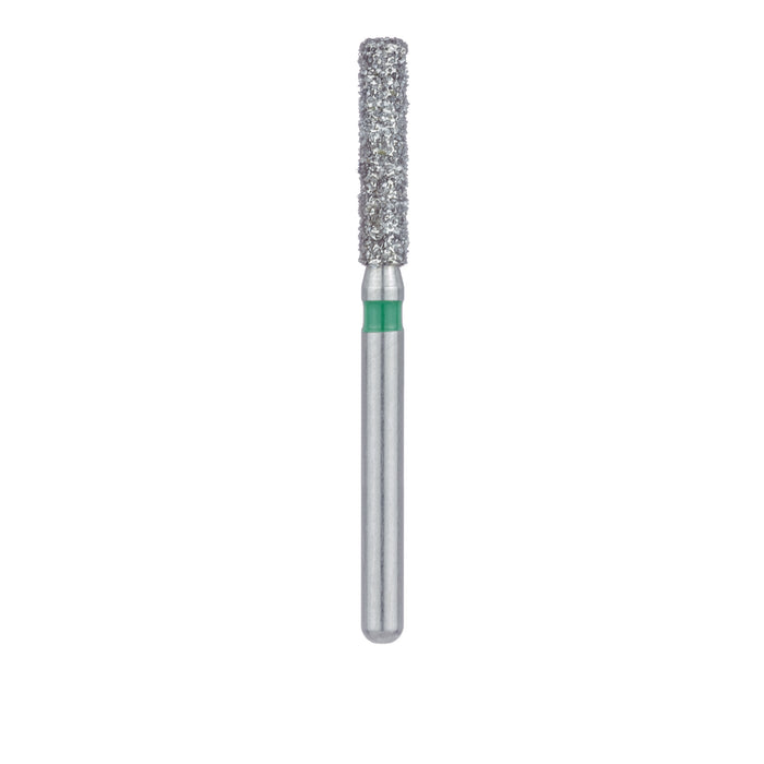 Round Edge Extra Long Cylinder Diamond Bur, 1.8mm Ø, Coarse, FG - 842G-018-FG - Avtec Dental