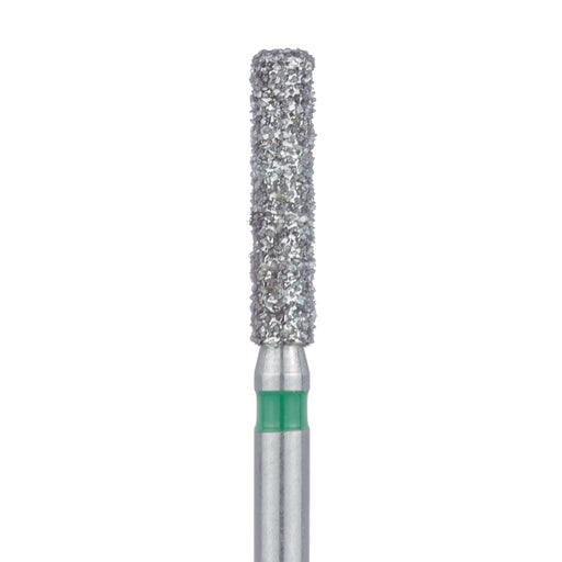 Round Edge Extra Long Cylinder Diamond Bur, 1.8mm Ø, Coarse, FG - 842G-018-FG - Avtec Dental