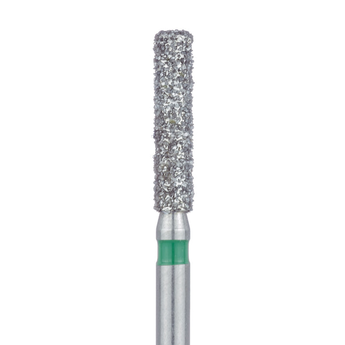 Round Edge Extra Long Cylinder Diamond Bur, 1.8mm Ø, Coarse, FG - 842G-018-FG - Avtec Dental