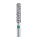 Round Edge Extra Long Cylinder Diamond Bur, 1.8mm Ø, Coarse, FG - 842G-018-FG - Avtec Dental