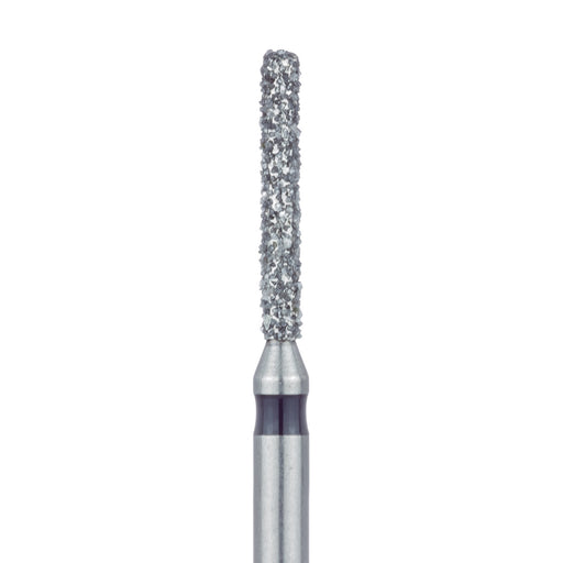 Round Edge Extra Long Cylinder Diamond Bur, 1.2mm Ø, Super Coarse, FG - 842H-012-FG - Avtec Dental