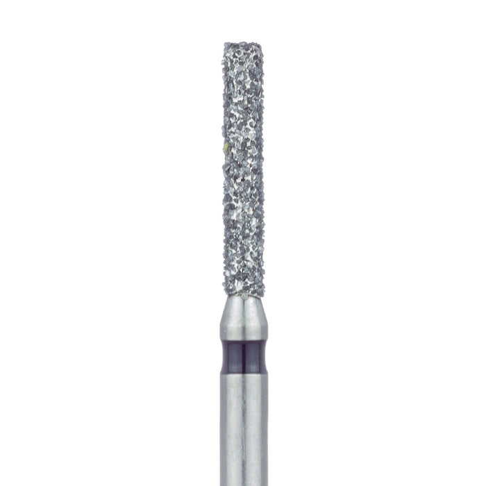 Round Edge Extra Long Cylinder Diamond Bur, 1.4mm Ø, Super Coarse, FG - 842H-014-FG - Avtec Dental