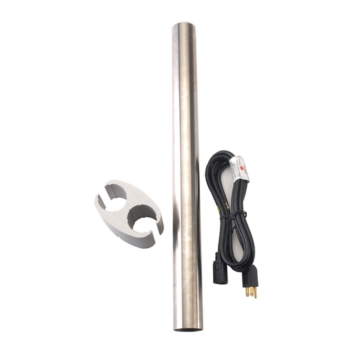 Light Post Extension, 24", Ritter Bushing, Stainless Steel - DCI 8432 - Avtec Dental