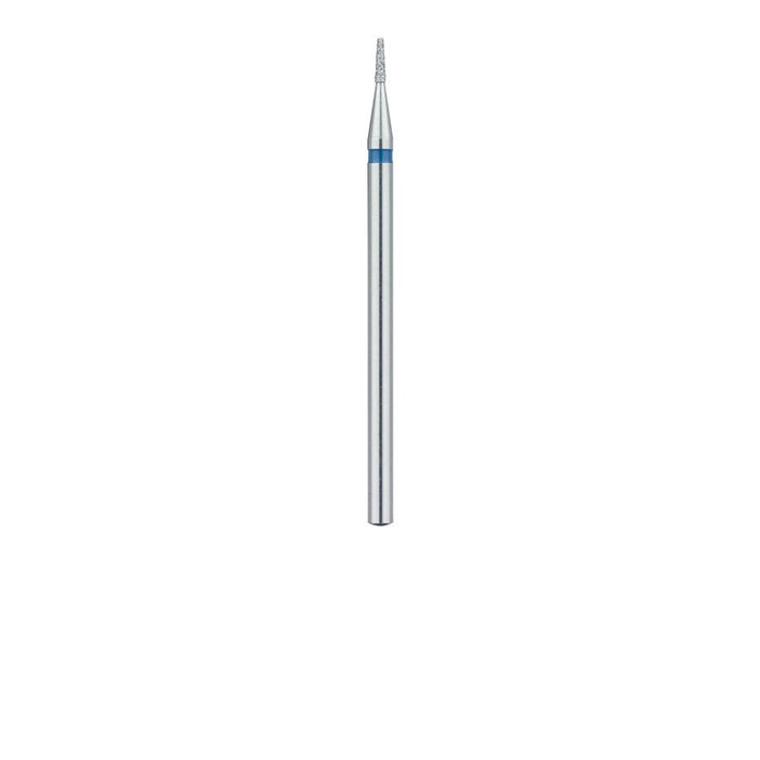 Tapered Flat End Diamond Bur, 1mm Ø, Medium, 0.6mm Tip Ø, HP - 845-010-HP - Avtec Dental