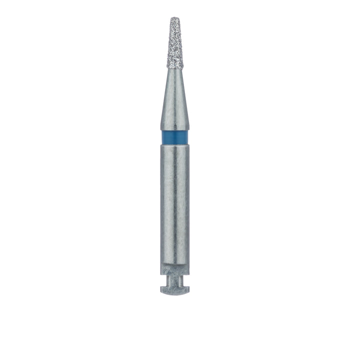 Tapered Flat End Diamond Bur, 1.4mm Ø, Medium, 0.8mm Tip Ø, RA - 845-014-RA - Avtec Dental