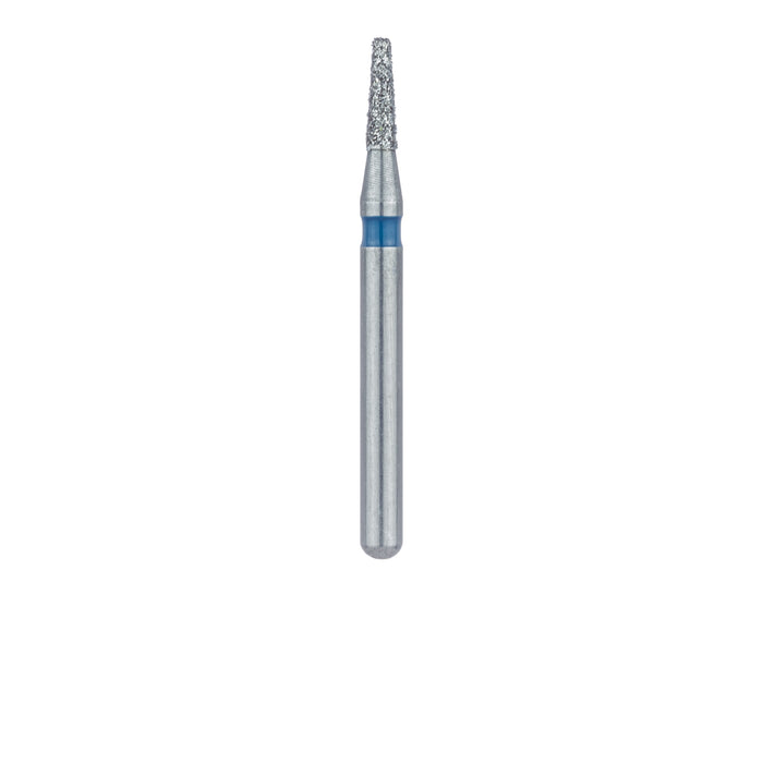 Tapered Flat End Diamond Bur, 1.2mm Ø, Medium, 0.7mm Tip Ø, FG - 845-012-FG - Avtec Dental