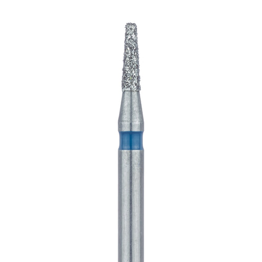Tapered Flat End Diamond Bur, 1.2mm Ø, Medium, 0.7mm Tip Ø, FG - 845-012-FG - Avtec Dental