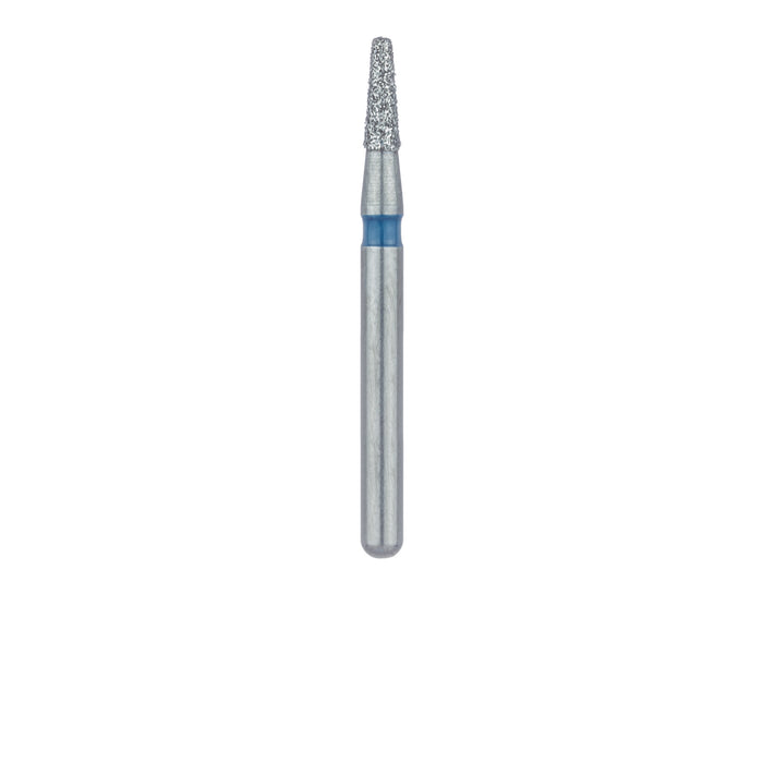 Tapered Flat End Diamond Bur, 1.4mm Ø, Medium, 0.8mm Tip Ø, FG - 845-014-FG - Avtec Dental