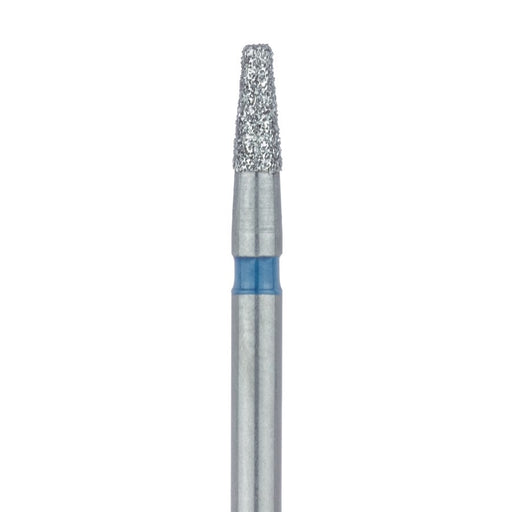 Tapered Flat End Diamond Bur, 1.6mm Ø, Medium, HP - 845-016-HP - Avtec Dental