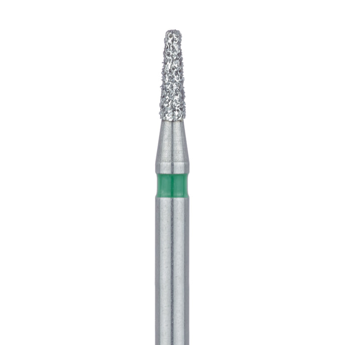 Tapered Flat End Diamond Bur, 1.4mm Ø, Coarse, FG - 845G-014-FG - Avtec Dental