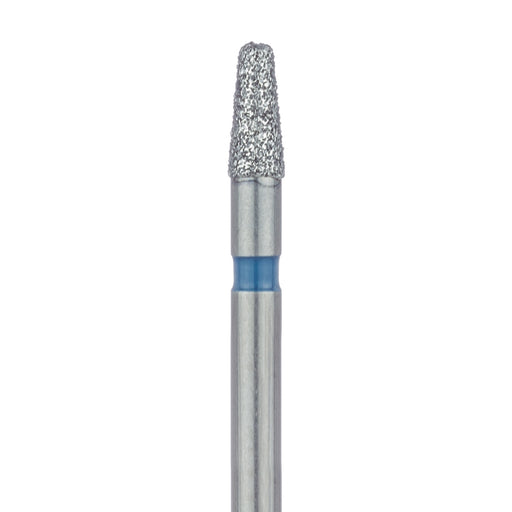 Tapered Round Edge Diamond Bur, 1.8mm Ø, Medium, 1.2mm Tip Ø, FG - 845R-018-FG - Avtec Dental