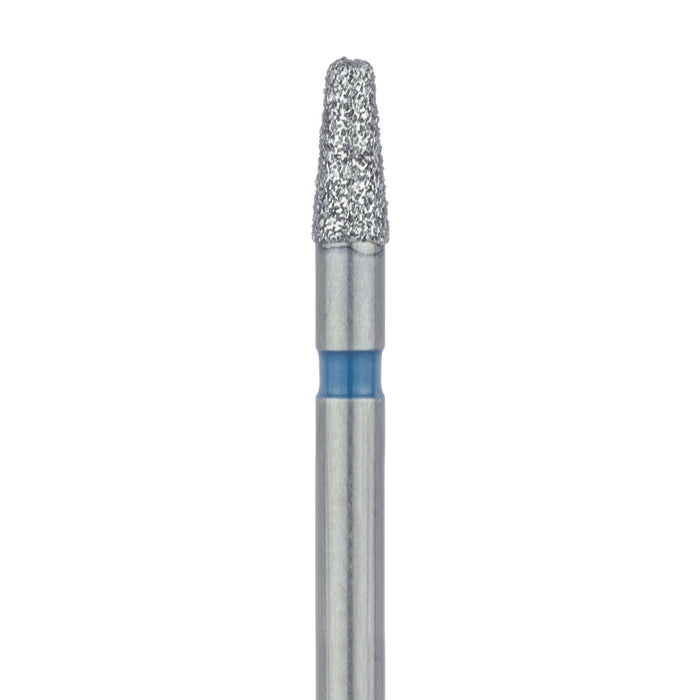 Tapered Round Edge Diamond Bur, 1.8mm Ø, Medium, 1.2mm Tip Ø, FG - 845R-018-FG - Avtec Dental