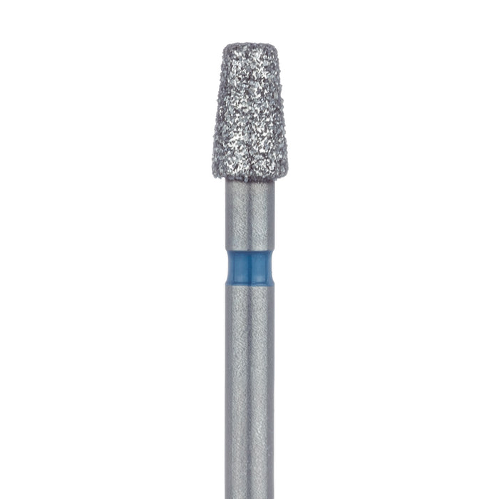 Tapered Round Edge Diamond Bur, 2.5mm Ø, Medium, 1.8mm Tip Ø, FG - 845R-025-FG - Avtec Dental