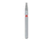Tapered Round Edge Diamond Bur, 1.6mm Ø, Fine, 0.9mm Tip Ø, FG - 845RF-016-FG - Avtec Dental