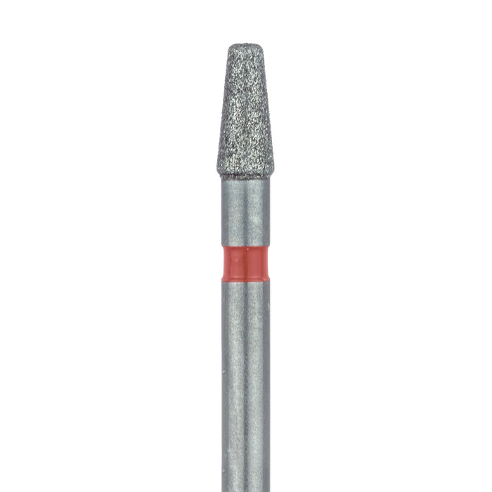Tapered Round Edge Diamond Bur, 1.8mm Ø, Fine, 1.2mm Tip Ø, FG - 845RF-018-FG - Avtec Dental