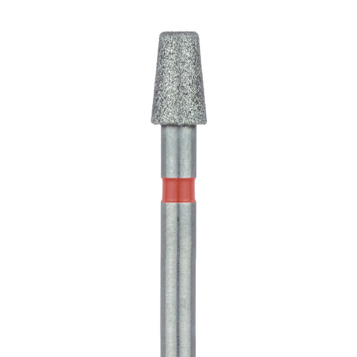 Tapered Round Edge Diamond Bur, 2.5mm Ø, Fine, 1.8mm Tip Ø, FG - 845RF-025-FG - Avtec Dental