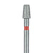 Tapered Round Edge Diamond Bur, 2.5mm Ø, Fine, 1.8mm Tip Ø, FG - 845RF-025-FG - Avtec Dental