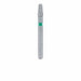 Single-Use Diamond Bur, Sterile, 25 Pack, 1.8mm Ø, Tapered, Round Edge, 4mm Working Length, Coarse, FG - 0818.4C - Avtec Dental