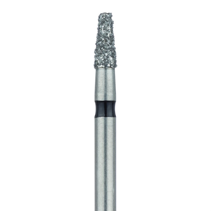 Tapered Round Edge Diamond Bur, 1.8mm Ø, Super Coarse, 1.2mm Tip Ø, FG - 845RH-018-FG - Avtec Dental