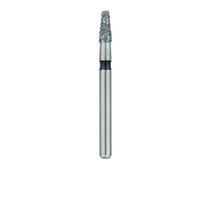 Tapered Round Edge Diamond Bur, 1.8mm Ø, Super Coarse, 1.2mm Tip Ø, FG - 845RH-018-FG - Avtec Dental