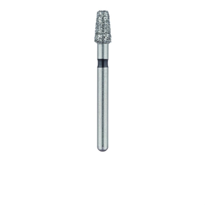 Tapered Round Edge Diamond Bur, 2.5mm Ø, Super Coarse, 1.8mm Tip Ø, FG - 845RH-025-FG - Avtec Dental