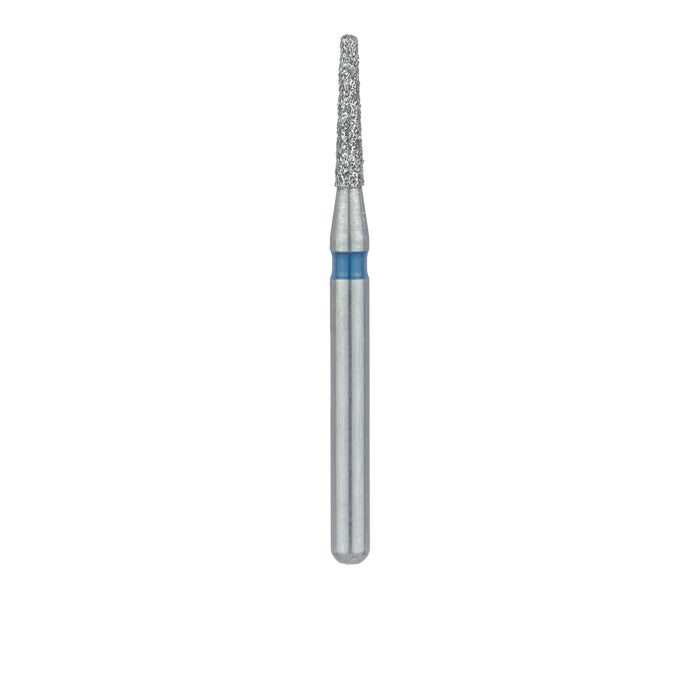 Tapered Flat End Diamond Bur, 1.2mm Ø, Medium, 0.7mm Tip Ø, FG - 846-012-FG - Avtec Dental