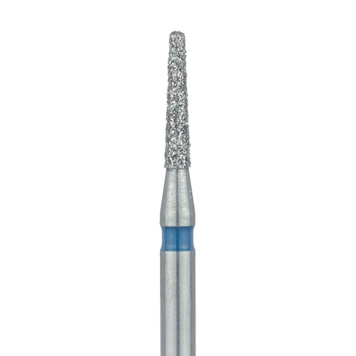 Tapered Flat End Diamond Bur, 1.2mm Ø, Medium, 0.7mm Tip Ø, FG - 846-012-FG - Avtec Dental