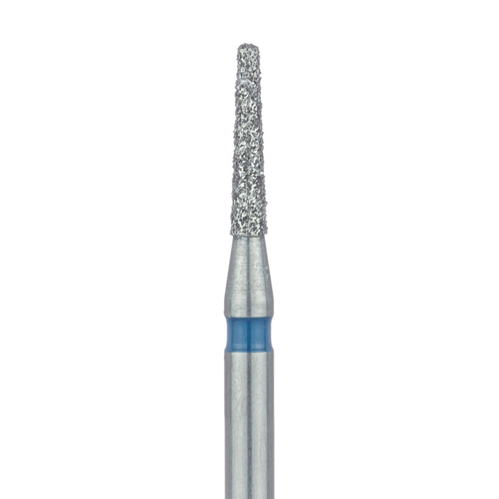 Tapered Flat End Diamond Bur, 1.2mm Ø, Medium, 0.7mm Tip Ø, FG - 846-012-FG - Avtec Dental