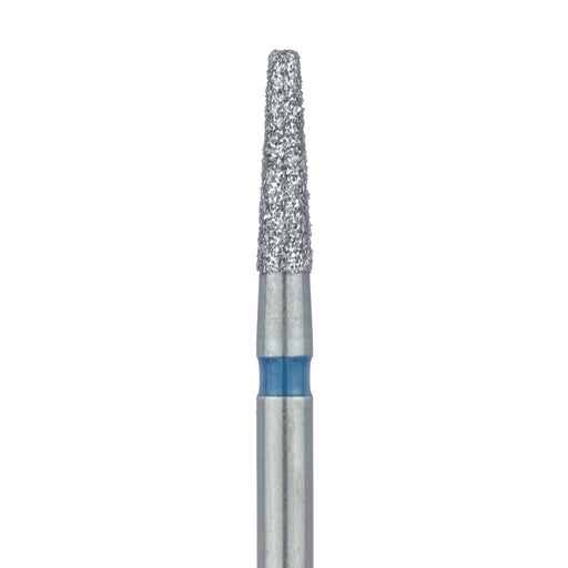 Tapered Flat End Diamond Bur, 1.4mm Ø, Medium, 0.8mm Tip Ø, FG - 846-014-FG - Avtec Dental