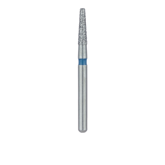 Tapered Flat End Diamond Bur, 1.6mm Ø, Medium, 0.9mm Tip Ø, FG - 846-016-FG - Avtec Dental
