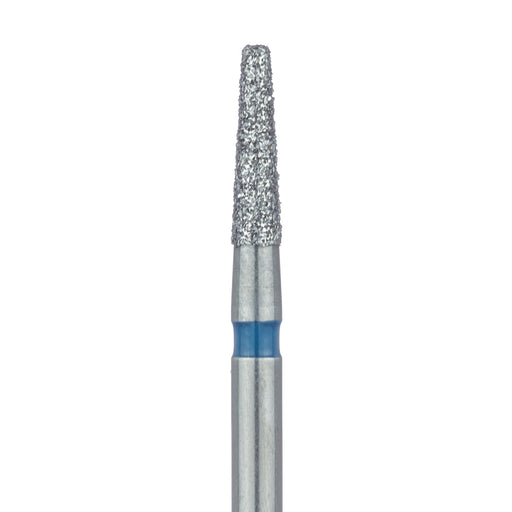 Tapered Flat End Diamond Bur, 1.6mm Ø, Medium, 0.9mm Tip Ø, FG - 846-016-FG - Avtec Dental