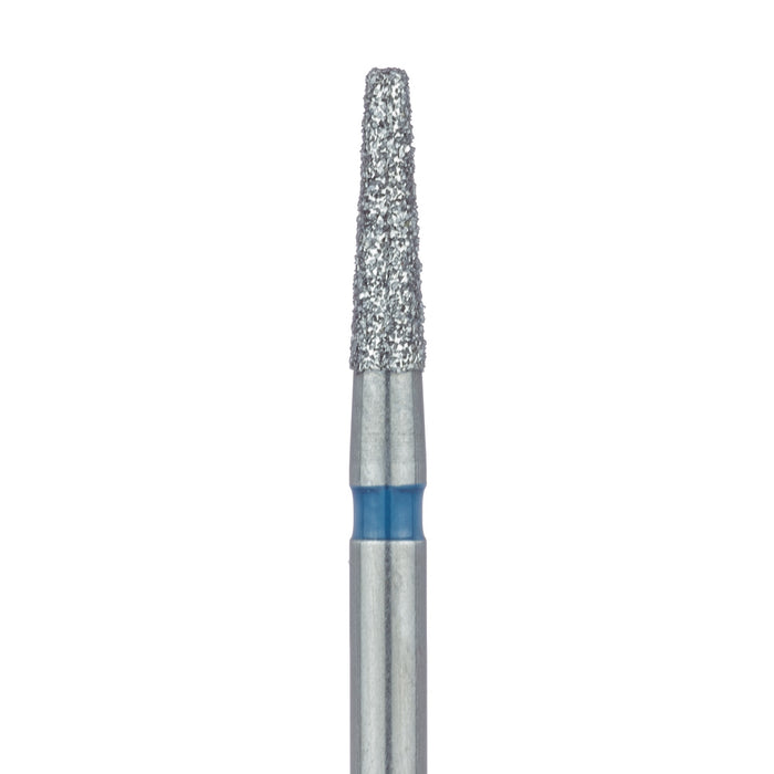 Tapered Flat End Diamond Bur, 1.6mm Ø, Medium, 0.9mm Tip Ø, FG - 846-016-FG - Avtec Dental