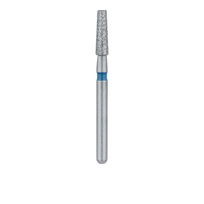 Tapered Flat End Diamond Bur, 1.8mm Ø, Medium, 1.2mm Tip Ø, FG - 846-018-FG - Avtec Dental