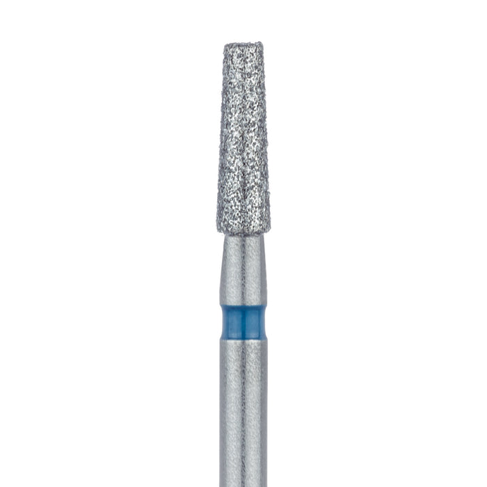 Tapered Flat End Diamond Bur, 1.8mm Ø, Medium, 1.2mm Tip Ø, FG - 846-018-FG - Avtec Dental