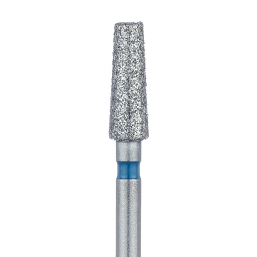 Tapered Flat End Diamond Bur, 2.5mm Ø, Medium, 1.8mm Tip Ø, FG - 846-025-FG - Avtec Dental