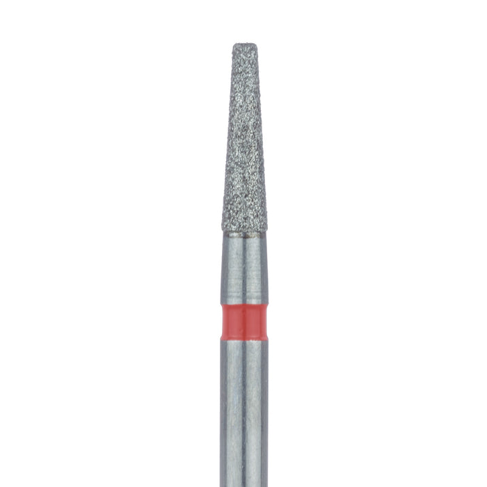 Tapered Flat End Diamond Bur, 1.6mm Ø, Fine, FG - 846F-016-FG - Avtec Dental