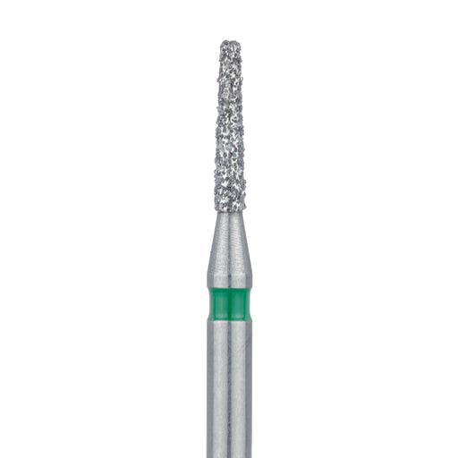 Tapered Flat End Diamond Bur, 1.2mm Ø, Coarse, FG - 846G-012-FG - Avtec Dental
